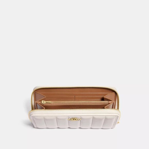 Coach Pebble Leather Chaise Crossbody NWT & Coach Accordion Zip Around Wallet - Picture 5 of 14